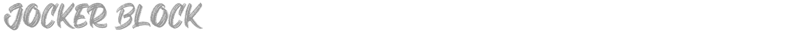 Jocker Block font preview